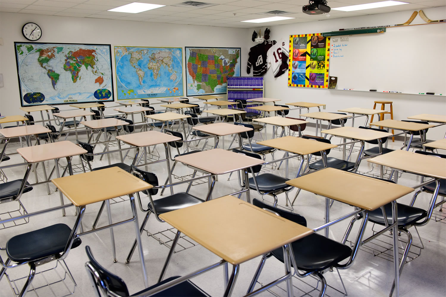 Modular Classroom Building Interior